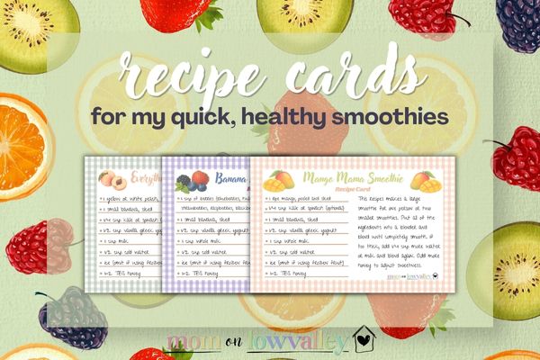 Quick, healthy smoothie recipes for busy moms